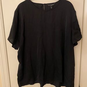 BANANA REPUBLIC Flowy Black Blouse